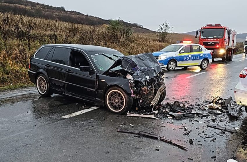  Accident în această dimineață între Lechința și Herina. Trei victime au ajuns la spital!