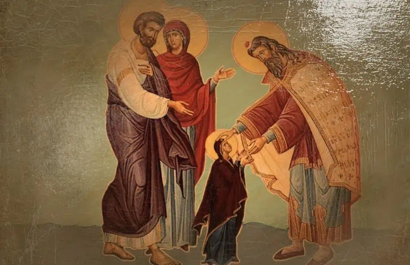  Praznicul Intrării Maicii Domnului în Biserică