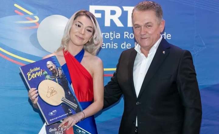  Bernadette Szocs este SPORTIVA ANULUI în tenisul de masă din România. FOTO
