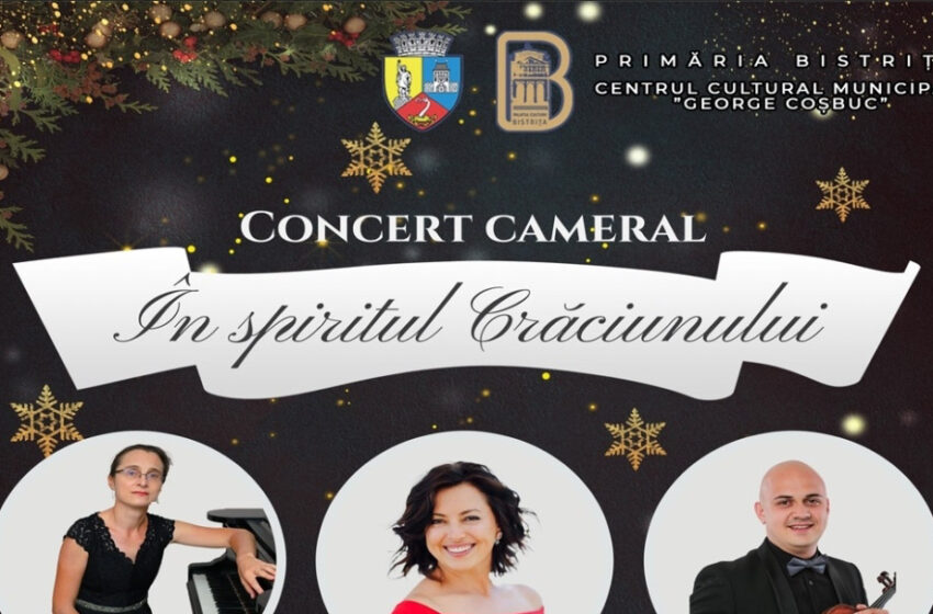  Concert cameral, în 13 decembrie, la Biserica Evanghelică din Bistrița