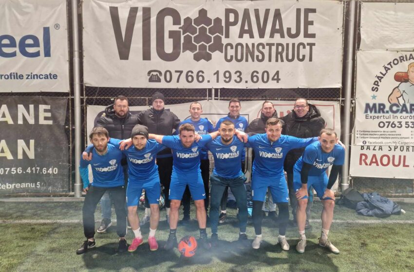  Minifotbal Bistrița: SAM VIG CCM câștigă cu 10-2 meciul cu Belco Avia și termină sezonul regulat pe locul 3 în clasament