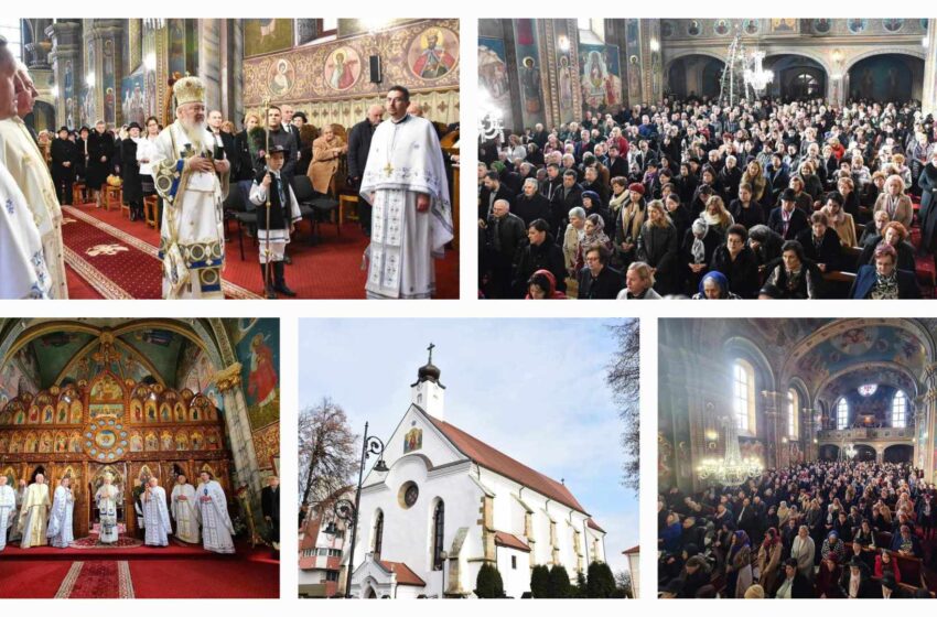  Binecuvântare arhierească a doua zi de Crăciun la Bistrița. FOTO