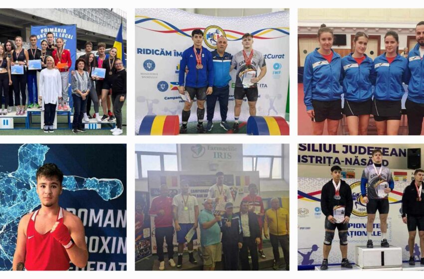  An bogat în medalii pentru sportivii de la CSM Bistrița. FOTO