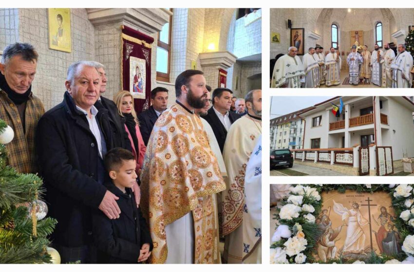  Emil Radu Moldovan, prezent la slujba de sfințire a casei parohiale Bunavestire din Beclean. FOTO