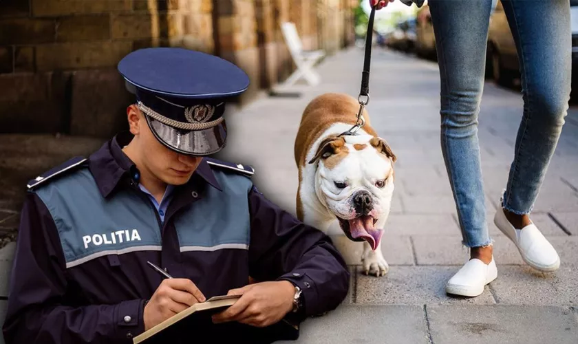  Amenzi pentru posesorii de câini periculoși din Bistrița