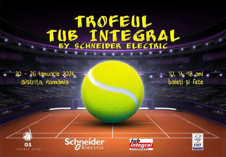  Astăzi începe Trofeul Tub Integral by Schneider Electric organizat de GS TennisClub Bistrița