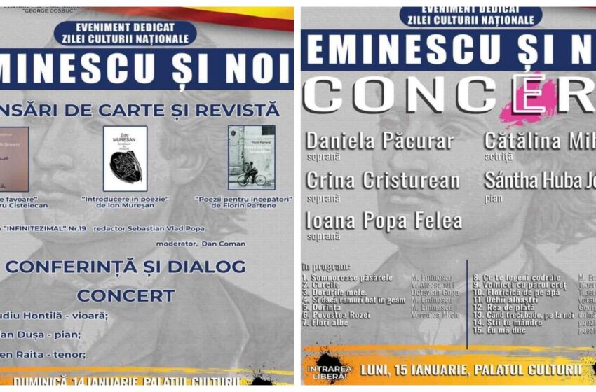  Ziua Culturii Naționale, celebrată la Bistrița prin lansări de carte/revistă, conferințe și concerte camerale