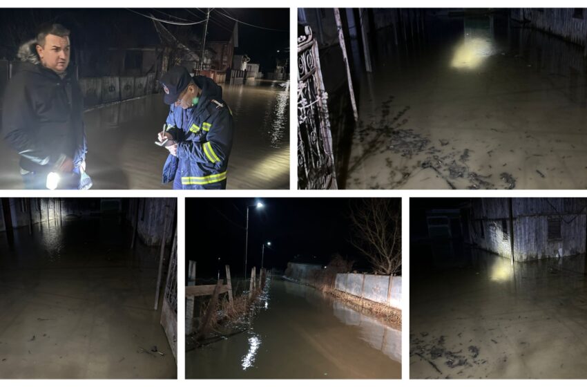 Inundații la Căianu Mic! Primarul Paul Știr monitorizează situația în teren. FOTO/VIDEO