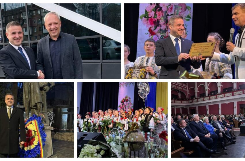  Primarul Ioan Turc în vizită în Ucraina, la Cernăuți. FOTO