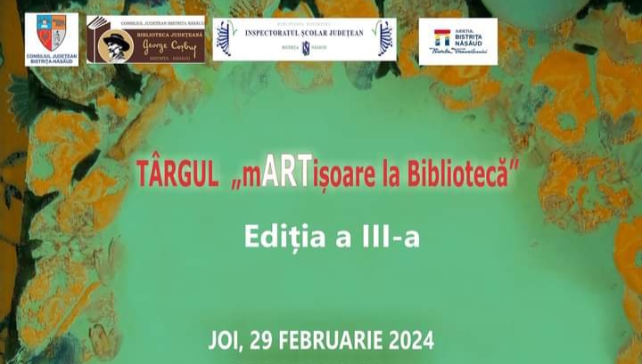  Târgul de mARTișoare la Biblioteca Județeană, joi 29 februarie