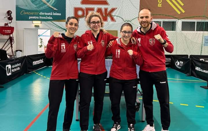  Tenis de masă: Echipa CS Gloria 2018 Bistrița-Năsăud s-a calificat în Play-Off-ul Diviziei A
