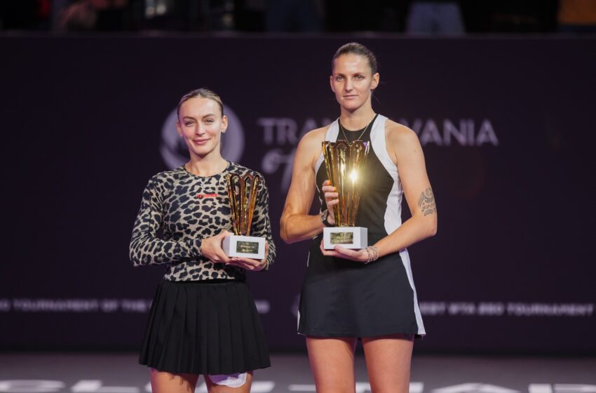  Karolina Pliskova, noua campioană de la Transylvania Open. FOTO