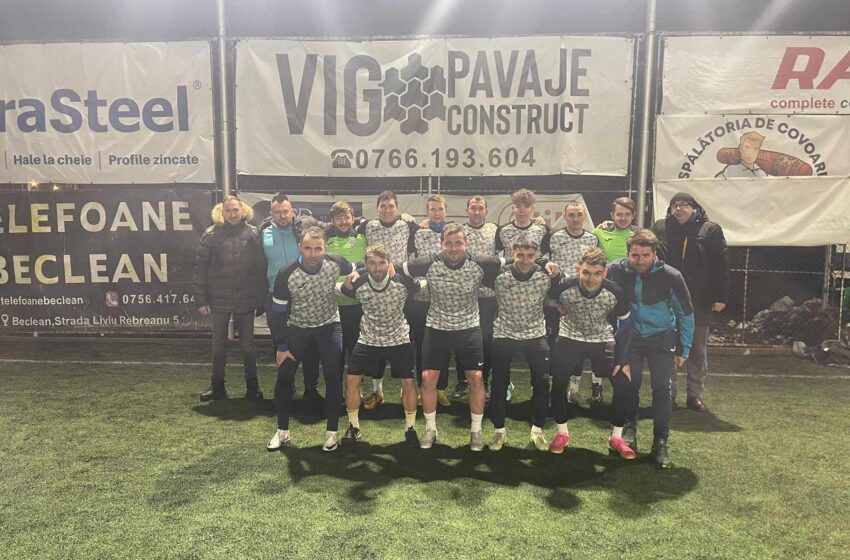  Minifotbal Bistrița: SAM VIG CCM câștigă al 4-lea meci din play-off, scor 2-1 cu Amigos Team