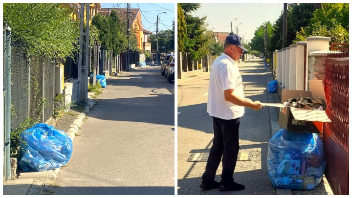  Miercuri se va colecta SACUL ALBASTRU pentru deșeurile reciclabile din hârtie / carton în municipiul Bistrița și în localitățile componente! FOTO