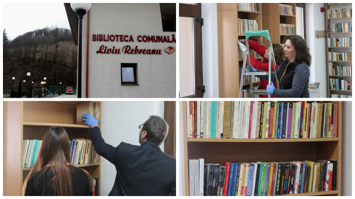  Pregătiri pentru deschiderea Bibliotecii „Liviu Rebreanu” la Târlișua. FOTO