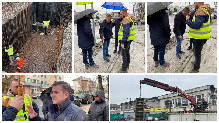  Primarul Ioan Turc, în vizită de lucru pe traseele Linia Verde și Axa reconfigurată de transport Gării-Năsăudului. FOTO