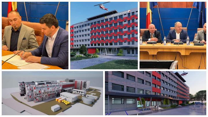  S-a semnat contractul pentru reabilitarea clădirii vechi a SCJU Bistrița. FOTO