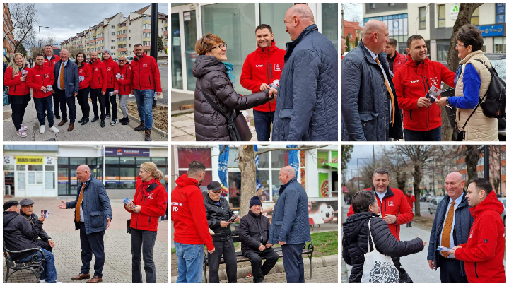  Daniel Suciu și Gabriel Lazany, întâlnire cu cetățenii din Bistrița. FOTO