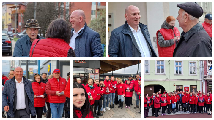  PSD Bistrița și Gabriel Lazany, continuă întâlnirile cu bistrițenii din municipiu. FOTO