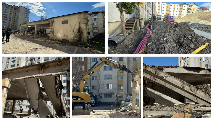  O nouă parcare va fi amenajată în zonă străzilor Năsăudului și Aleea Heniu din Bistrița. FOTO