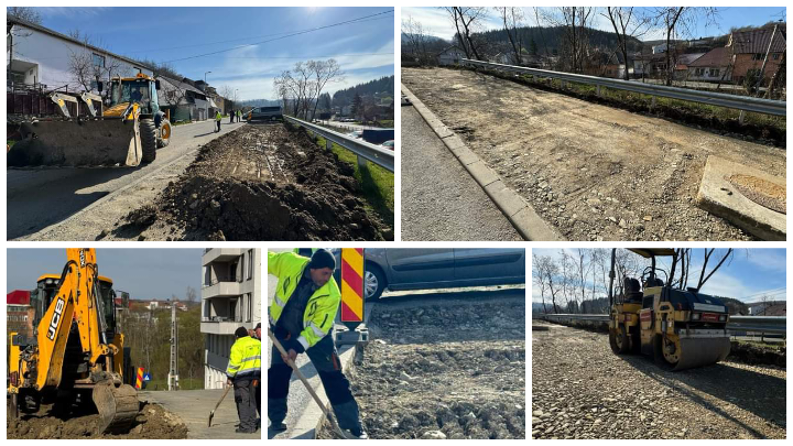  Bistrița: Incă o parcare va fi amenajată pe strada Pajiștei de lângă Podul Jelnei. FOTO