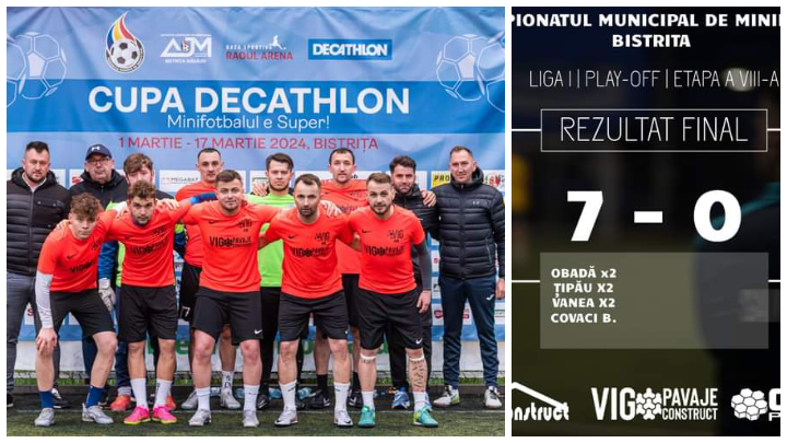  Minifotbal: SAM VIG CCM defilează și câstigă cu 7-0 meciul cu Marimar Nelyseb