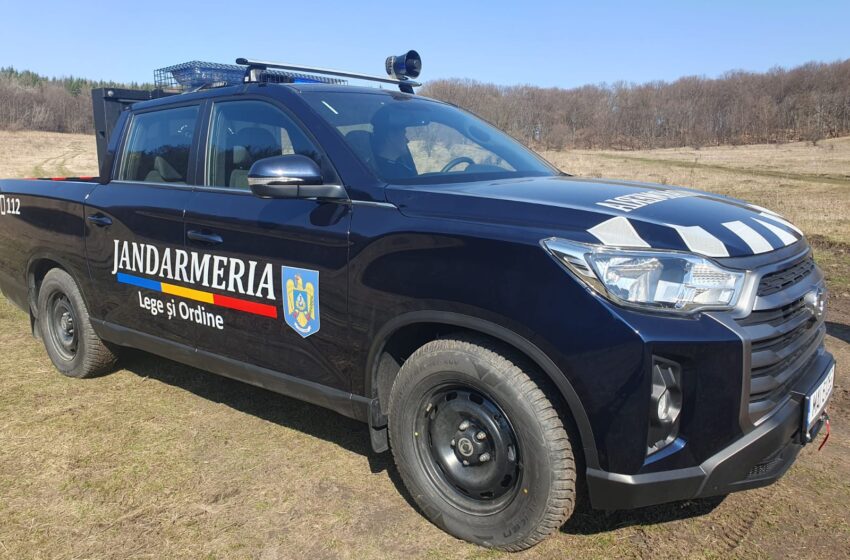  O nouă autospecială de intervenție la Jandarmeria bistrițeană. FOTO
