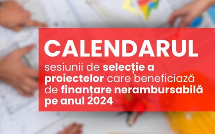  Află calendarul sesiunii de selecții proiectelor pentru finanțarea neranbursabilă de la Consiliul Județean Bistrița-Năsăud