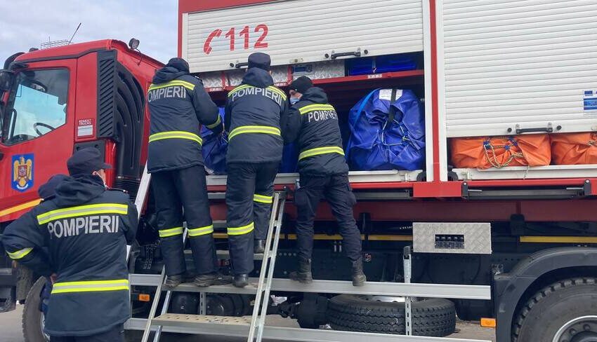  Misiuni ale pompierilor militari la finalul de săptămână