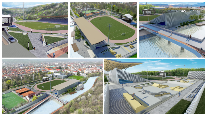  Așa vrea Gabriel Lazany să arate Stadionul „Jean Pădureanu” după modernizare. FOTO/VIDEO