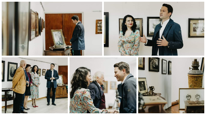  Deputatul Robert Sighiartău prezent la vernisajul expoziției „O clipă pentru eternitate”. FOTO