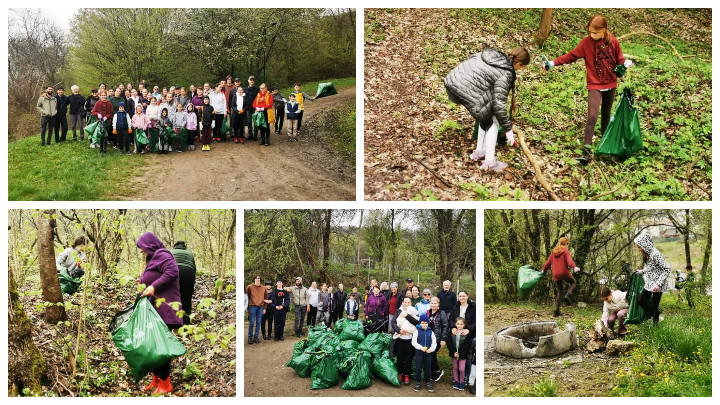  BRAVO! Pădurea Codrișor ecologizată prin grija celor de la Peniel Bistrița. FOTO
