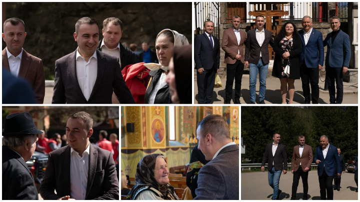  Bogdan Ivan alături de Daniel Pop, candidatul PSD pentru Primăria Runcu Salvei. FOTO