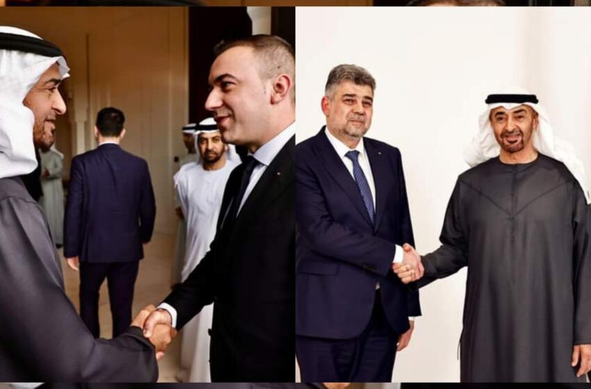  Ministrul Bogdan Ivan și Premierul Marcel Ciolacu, în vizită la Abu Dhabi în Emiratele Arabe Unite. FOTO