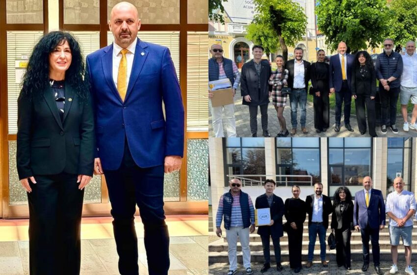  Rodica Dobraniș și Ovidiu Florean și-au depus oficial candidaturile pentru Primăria Bistrița și CJ. FOTO