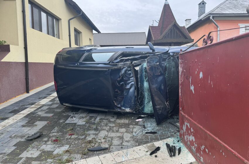  Accidente rutiere la Sărata și Căianu Mic. Două victime au ajuns la spital
