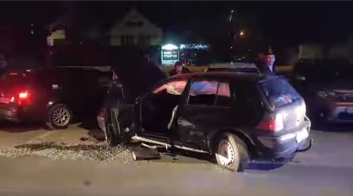  Accident rutier seara trecută pe strada Arțarilor din Bistrița. O persoană a ajuns la spital