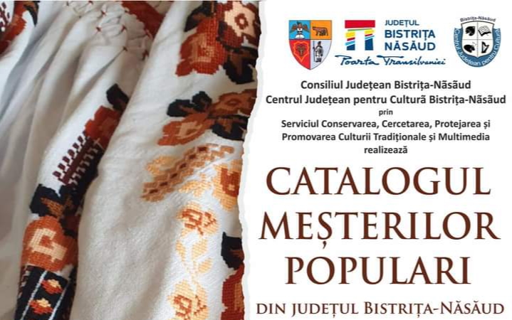  Se realizează CATALOGUL MEȘTERILOR POPULARI din Bistrița-Năsăud