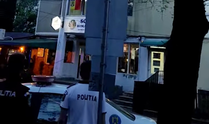 Un bărbat care a provocat scandal pe strada Ursului din Bistrița a fost reținut de polițisti