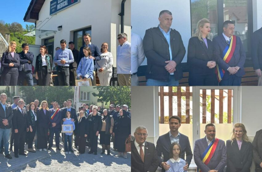  Diana Morar prezentă la inaugurarea Centrului Medical din comuna Leșu. FOTO