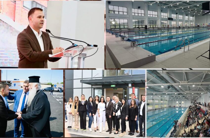  Bazinul Olimpic din Turnu Severin inaugurat in prezența deputatului Daniel Suciu. FOTO