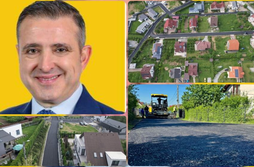  Primarul Ioan Turc (PNL) anunță noi străzi de pământ asfaltate la Bistrița. FOTO