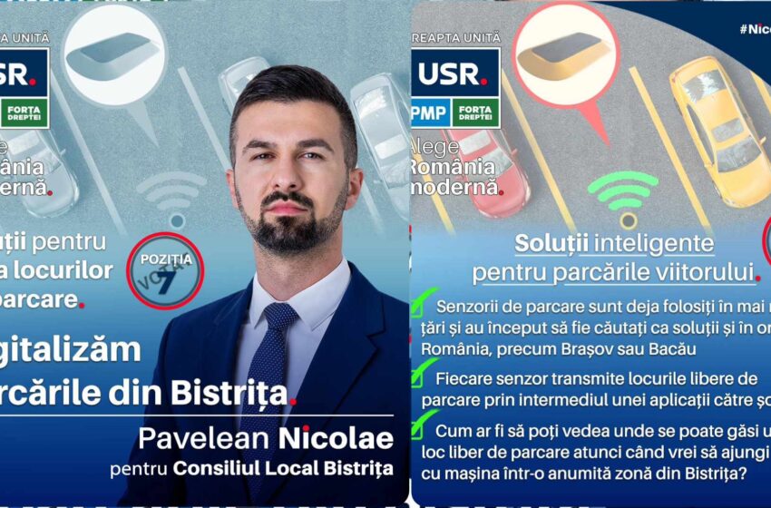  Nicolae Pavelean (ADU): Avem soluții pentru criza parcărilor din Bistrița. VIDEO