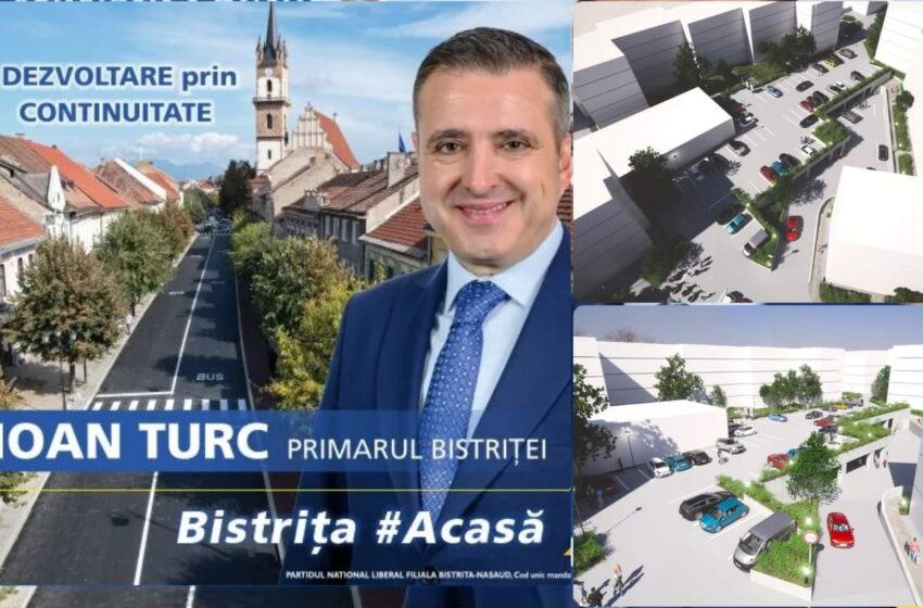  Ioan Turc (PNL) anunță construirea a unei noi parcări etajate pe Intrarea Clopoțeilor. FOTO