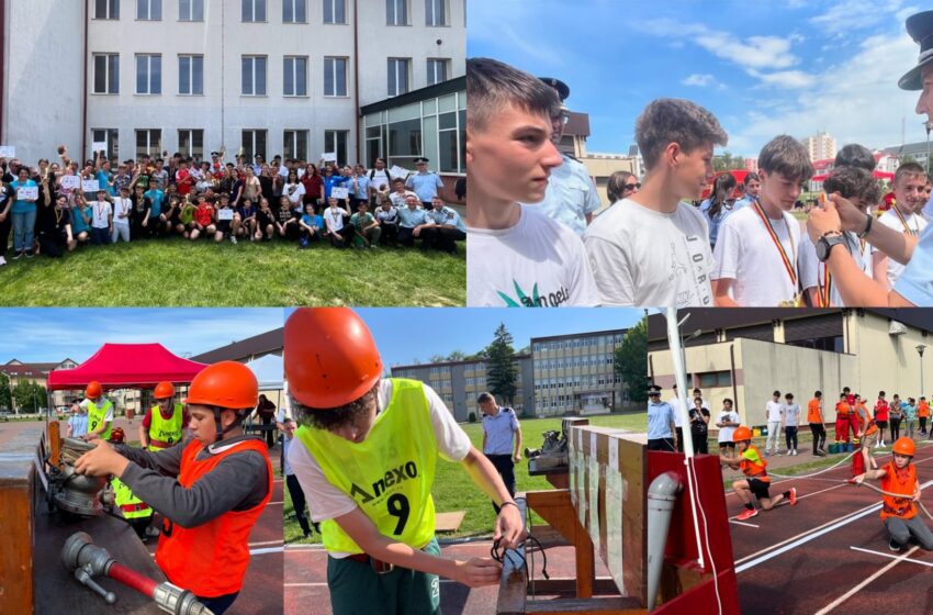  Prietenii pompierilor” ediția 2024, organizat de Inspectoratul Școlar Județean și ISU BN. FOTO