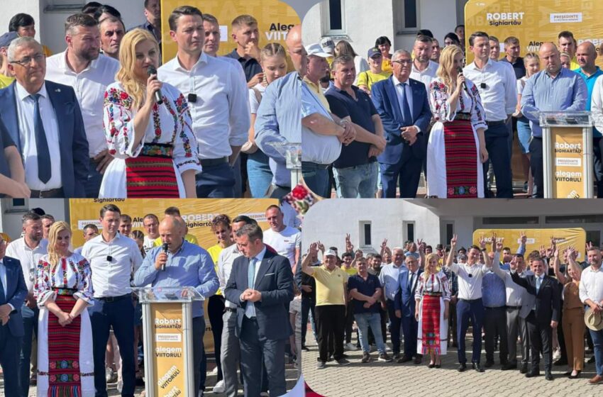  Diana Morar alături de Vasile Pupeză, candidatul PNL pentru Primăria Telciu. FOTO