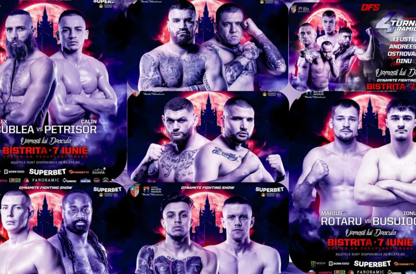  SUPER SPECTACOL la Gala Dynamite Fighting Show de pe 7 iunie de la Bistrița. FOTO