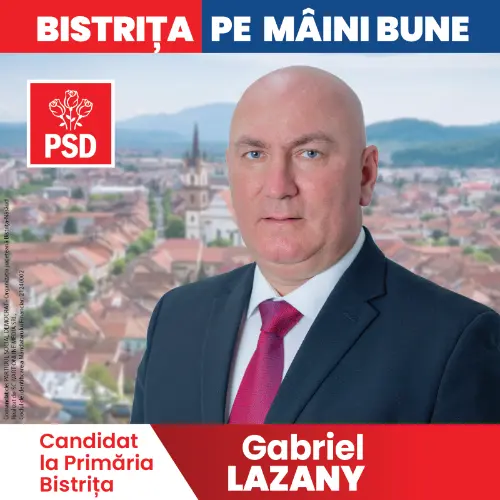  Gabriel Lazany:   Eu candidez pentru bistrițenii din cartiere, pentru seniorii si tinerii orașului, pentru familiile cu copii, fiecare cu problemele lui. VIDEO