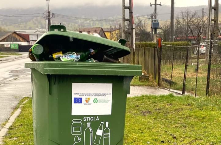  Miercuri se colectează pubela sau sacul verde în Municipiul Bistrița și cartiere