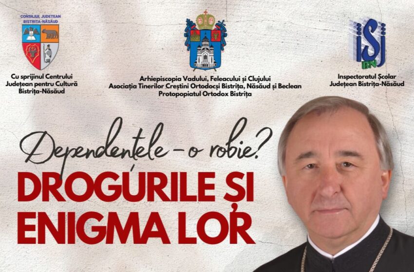  Conferința „Dependențele – o robie?”, pe data de 2 iunie, la Centru Cultural Dacia